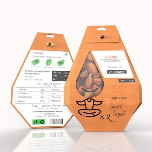 creative almond packaging design