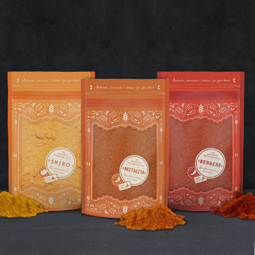 spices pouch packaging design