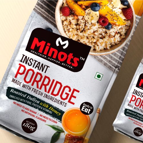 oatmeal packaging design