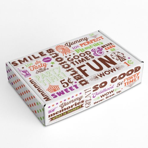 sweet box packaging design