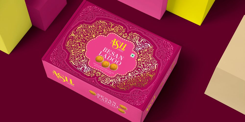 besan ladoo box packaging