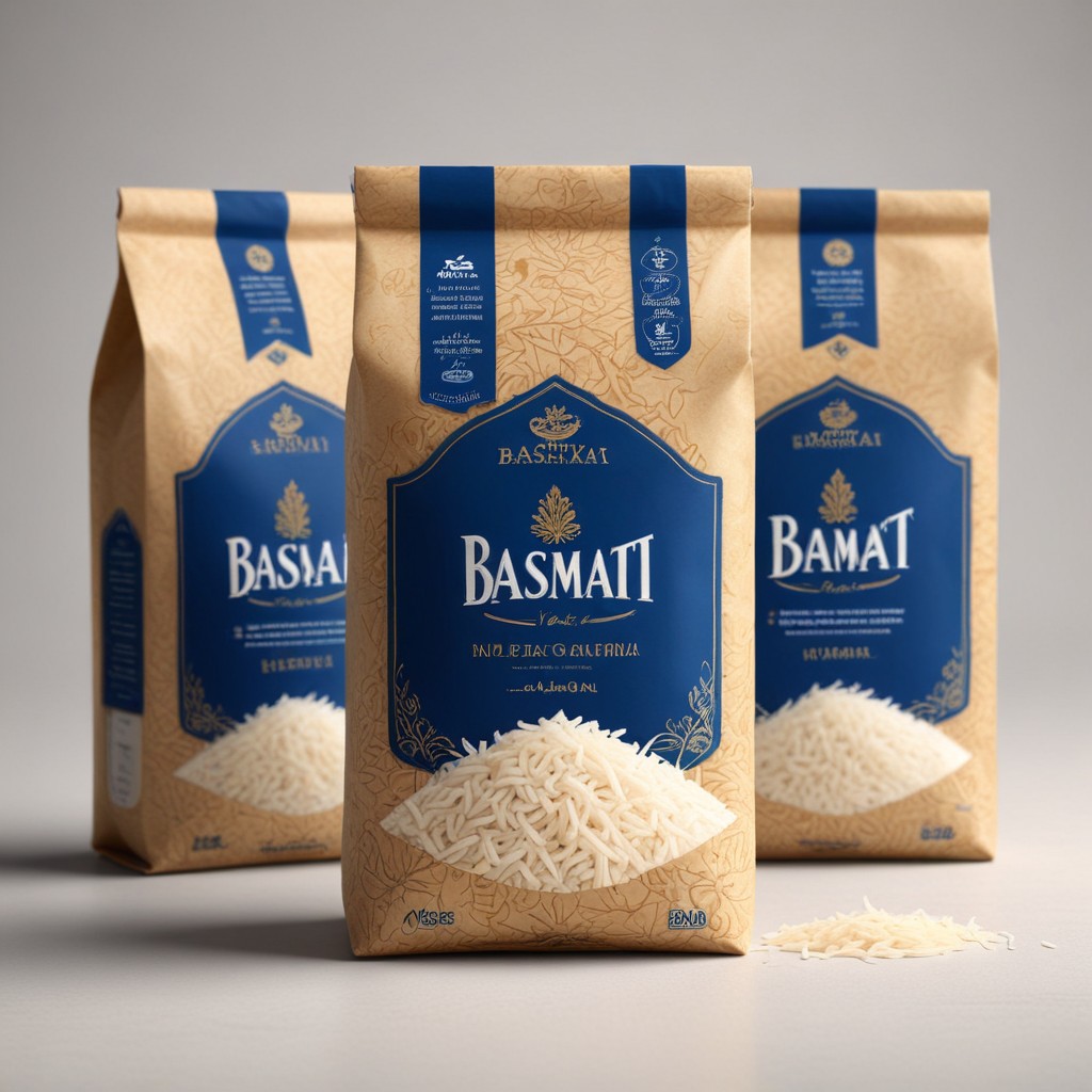 Premium rice packaging design