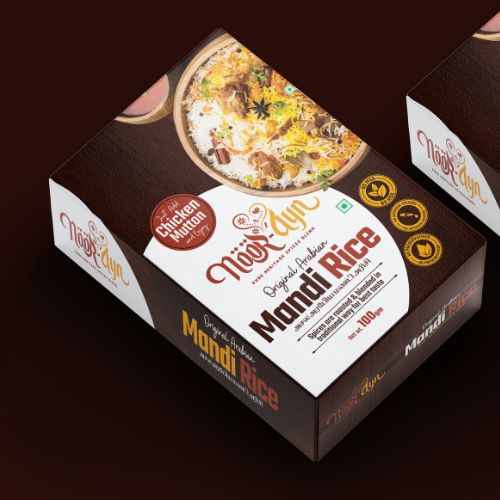 Rice box packaging