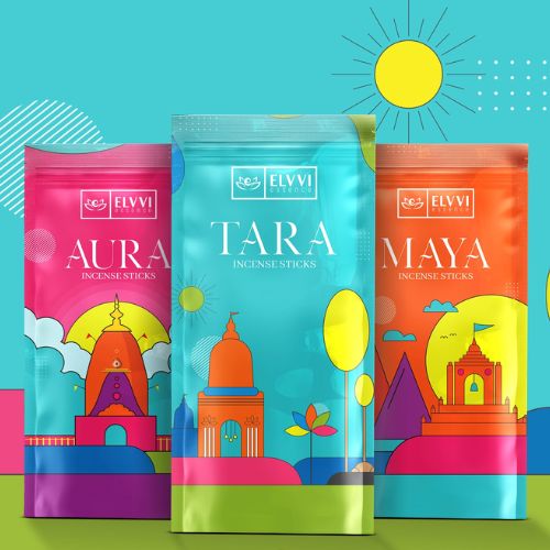 Agarbatti pouch packaging