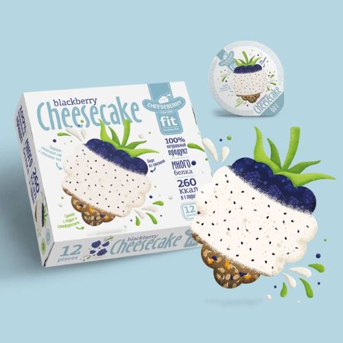 cheese cake packaging design