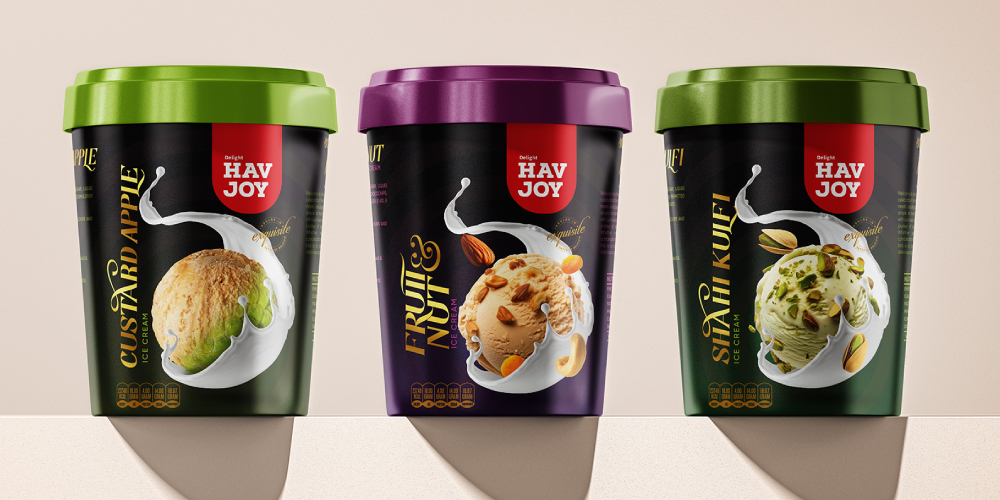 creative ice cream packaging design