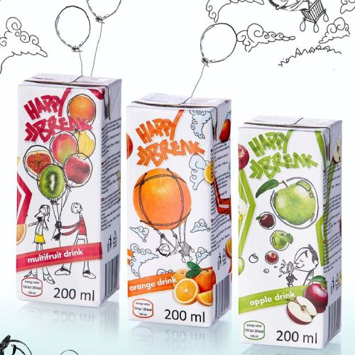 Creative juice packaging