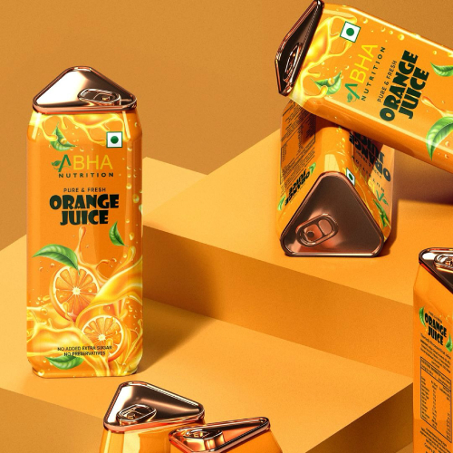 Fruit juice packaging design