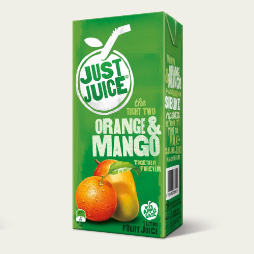 Mango juice packaging design