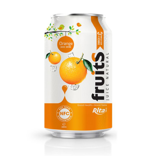 Orange juice label design