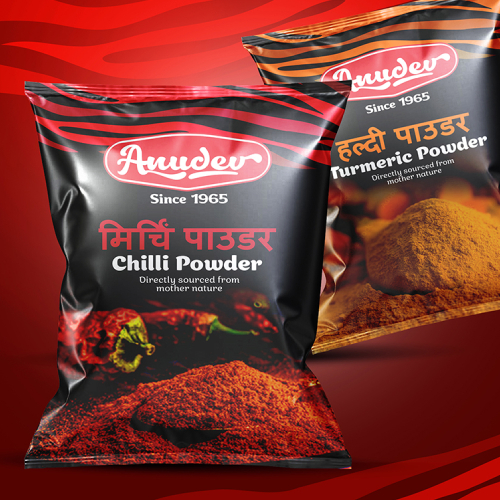 chilli powder packaging design