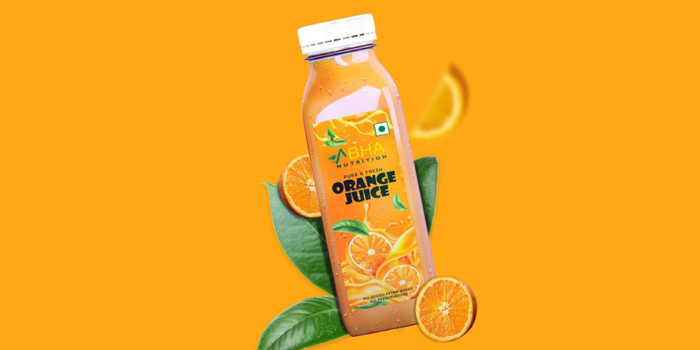 orange juice packaging design