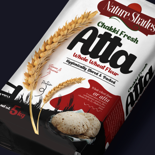 wheat flour packaging design