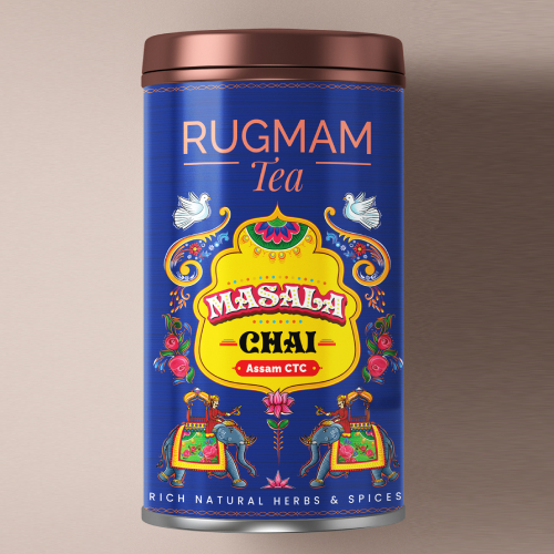 Rugmam tea packaging design