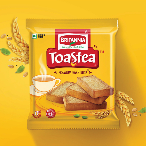 Britannia rusk packaging