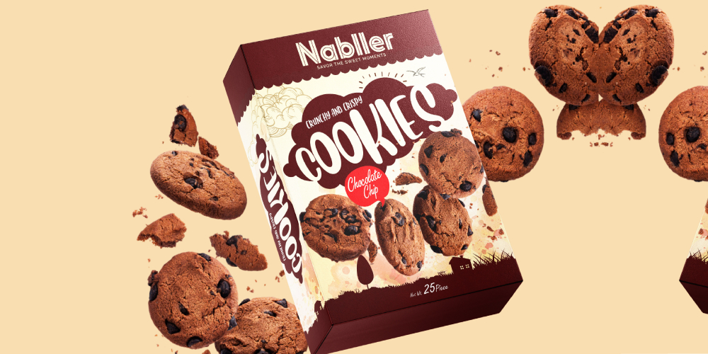 cookies box packaging design