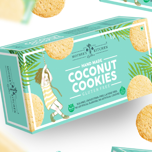 coconut cookies packaging