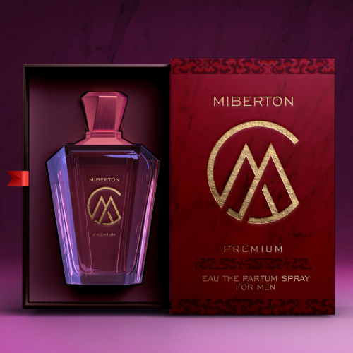 premium perfume label design