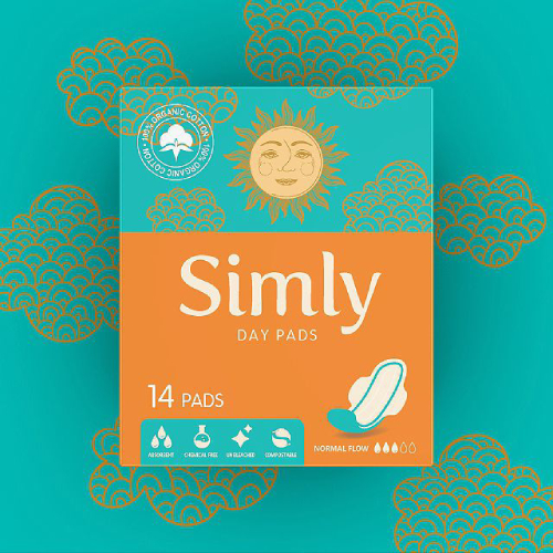 creative sanitary pad packaging design