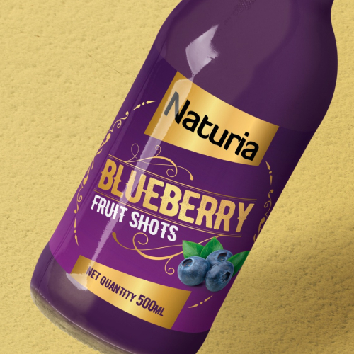 Blueberry fruit shots