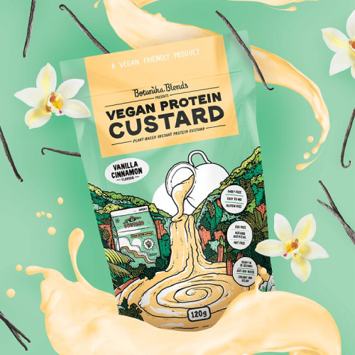 vegan protein custard