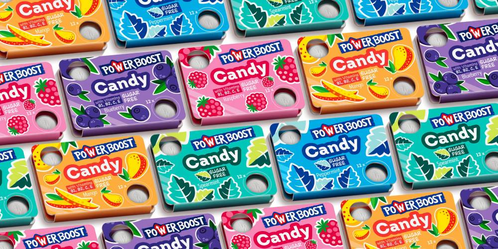 sweet candy packaging design