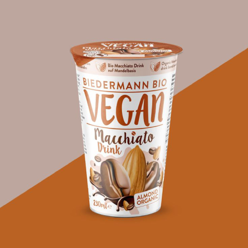 vegan drink label design