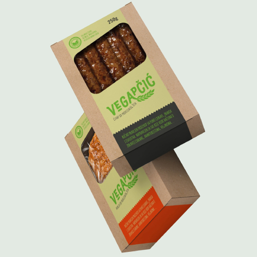 vegan food box packaging design